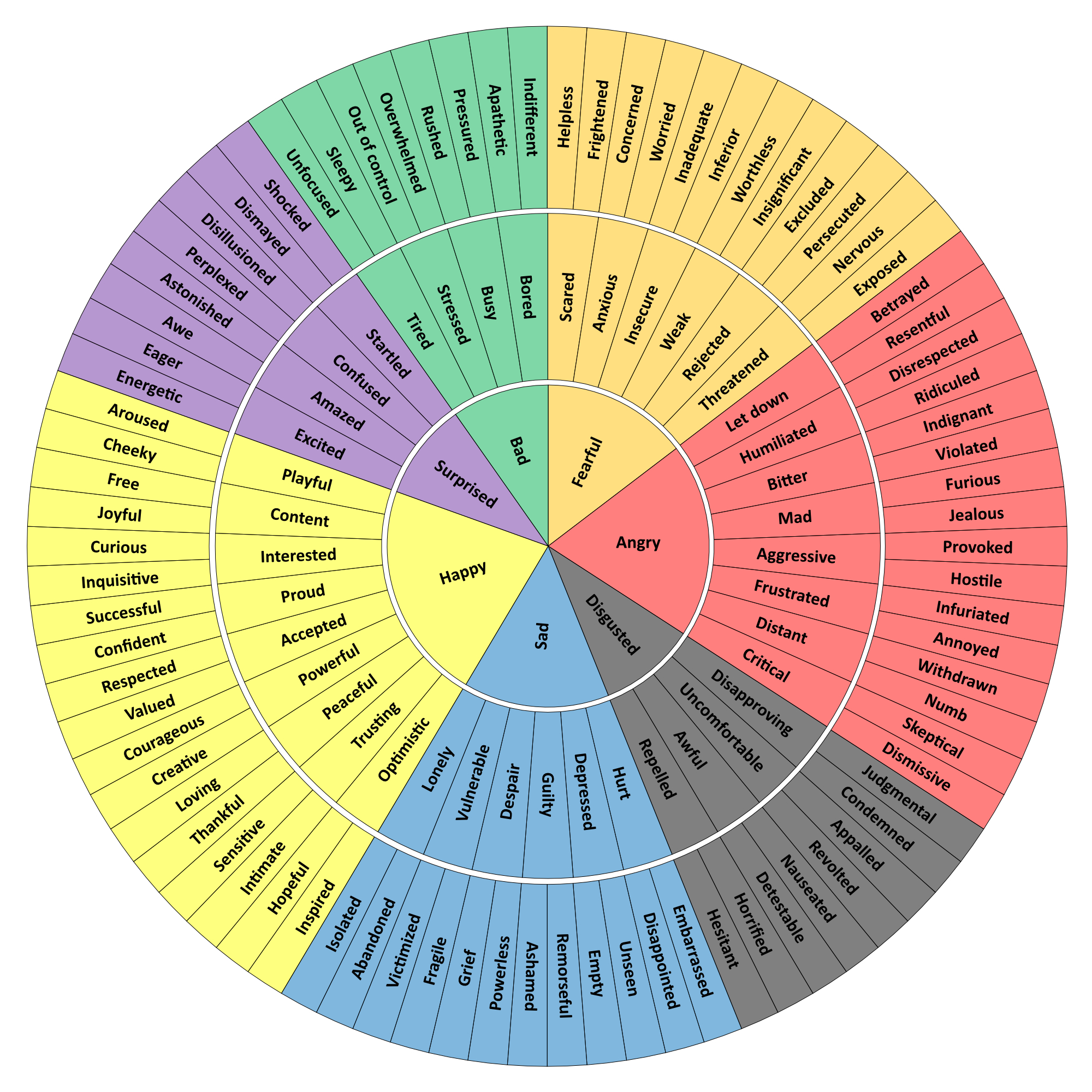 Emotional Awareness Wheel by Geoffrey Roberts